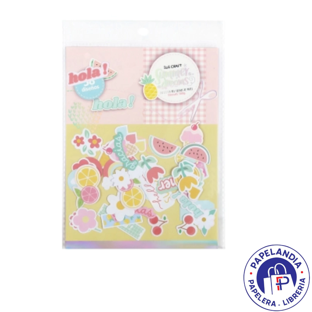 IBICRAFT DIE CUTS 180GRS 38 DISEÑOS SUMMER 600881