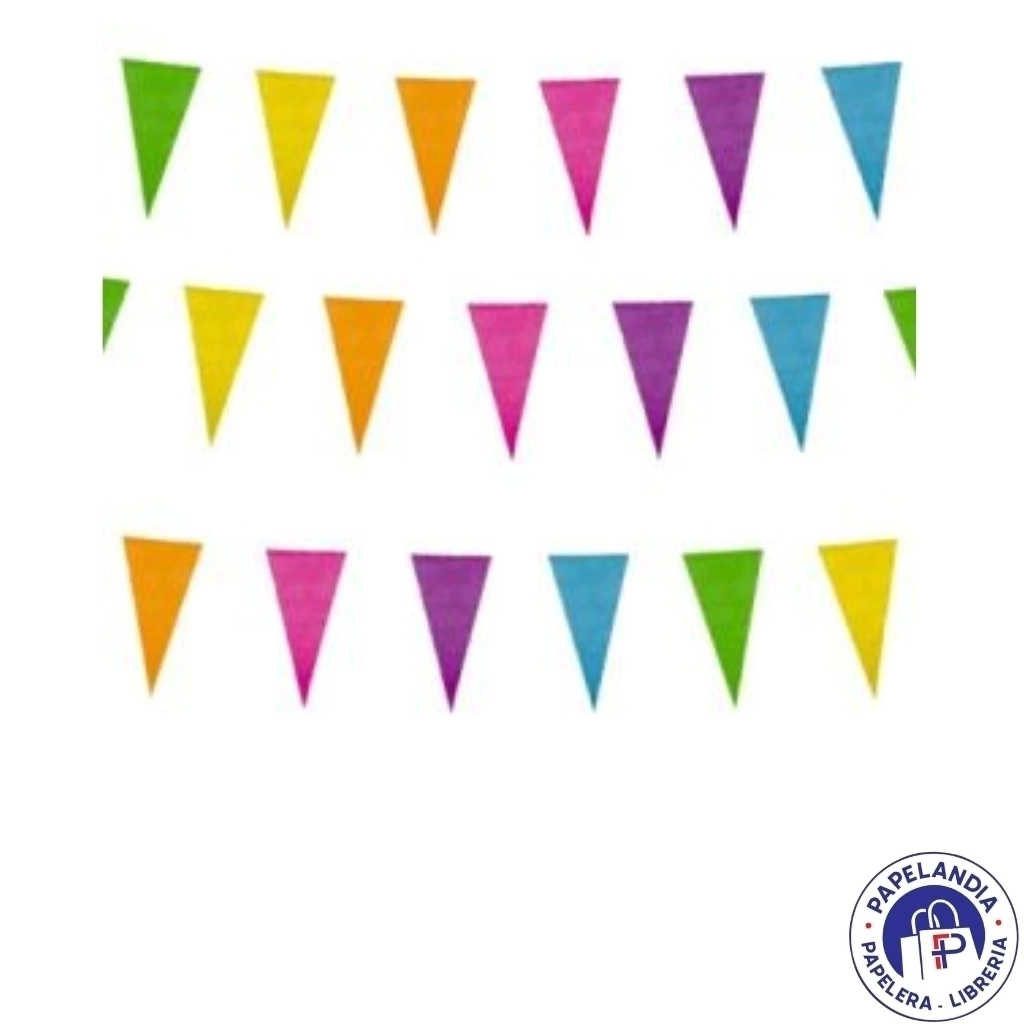 GUIRNALDA BANDERINES MULTICOLOR 360X22X12,5 CM GUT03