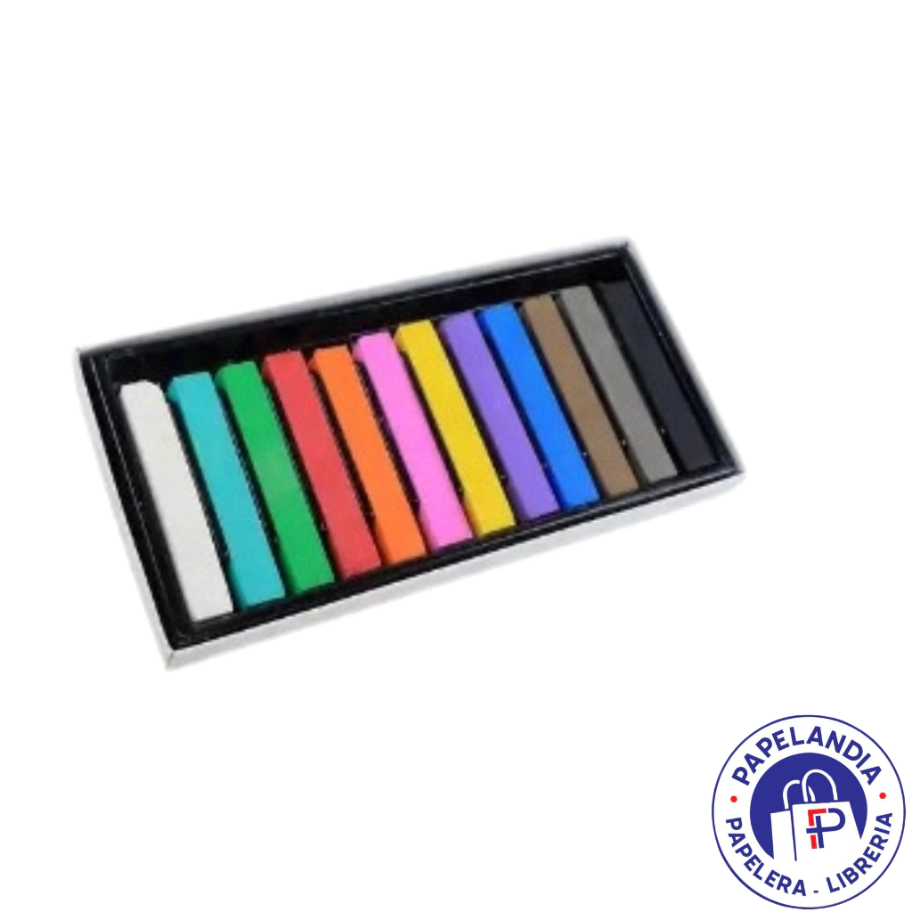TIZA PASTEL CAJA X 12 COLORES. ARTMATE 030148