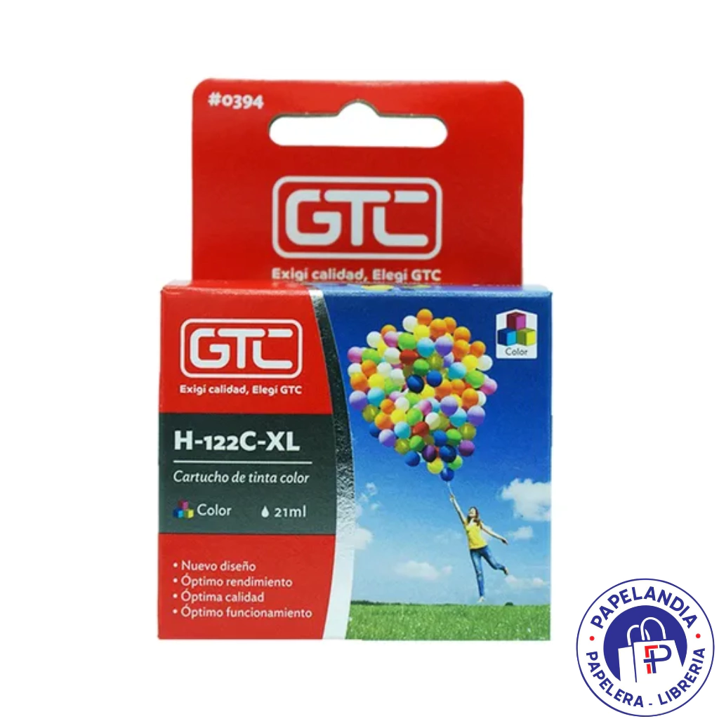 CARTUCHO ALTERNATIVO P / HP 122 XL COLOR 21ML GT-122C (C:100) GTC