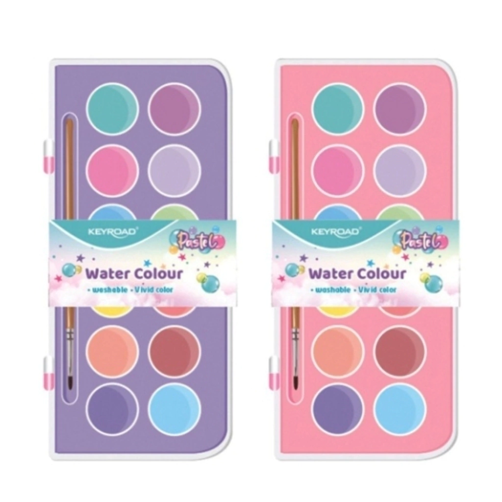 ACUARELA PASTEL 12 CLRS 28MM DIAM KR972426