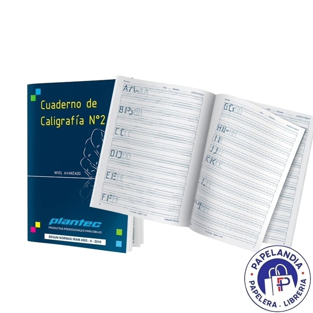 CUADERNO CALIGRAFIA PLANTEC Nª2