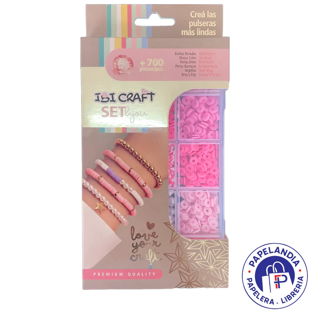 SET PARA ARMAR BIJOUTERIE PINK 655987