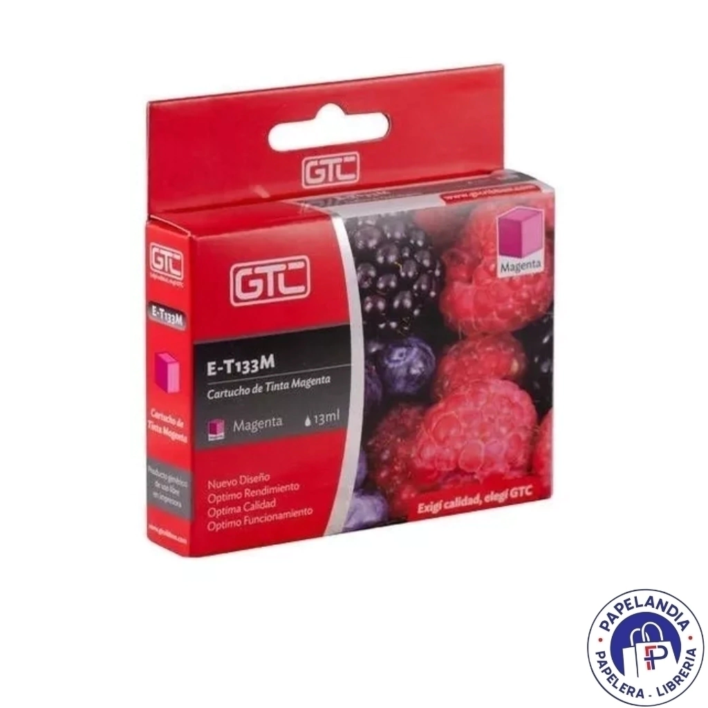 CARTUCHO ALTERNATIVO P / EPSON TX125 MAGENTA GT-T133M GTC
