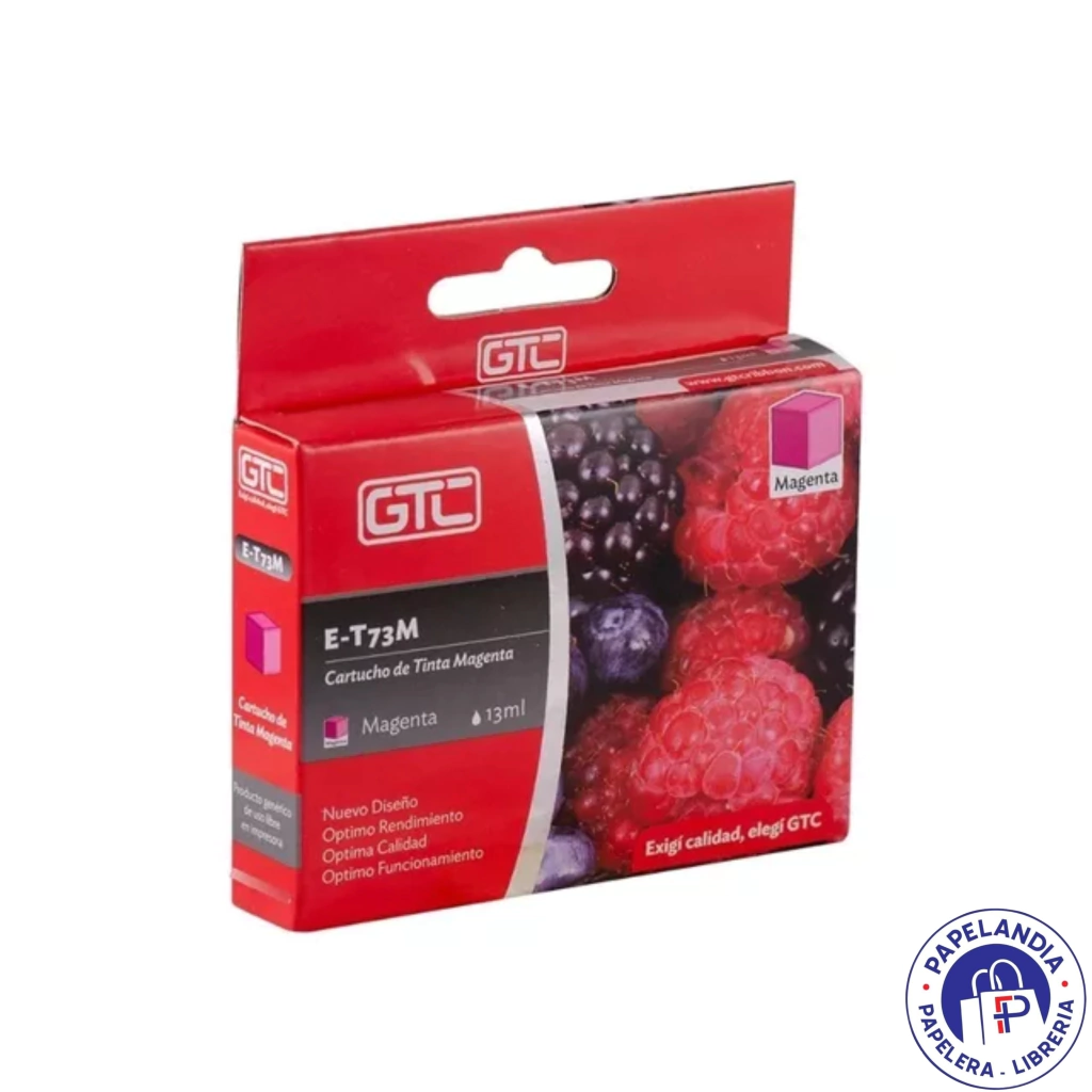 CARTUCHO ALTERNATIVO P / EPSON MAGENTA GT-T73M-6G GTC