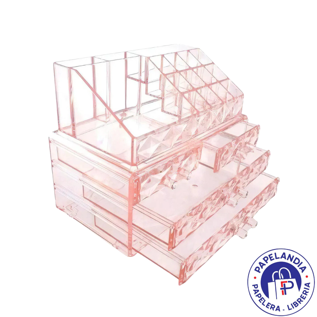 ORGANIZADOR DE ESCRITORIO CRAFTER CRISTAL ROSA 990035 TENDANCE