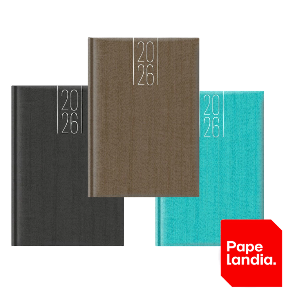AGENDA 2026 DIARIA 14X20 CORVARA COD: 7220 MARRON