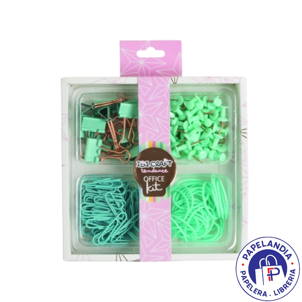 SET IBICRAFT TENDANCE CLIP/CHINCHE/BINDER/GOMA C-P 120106