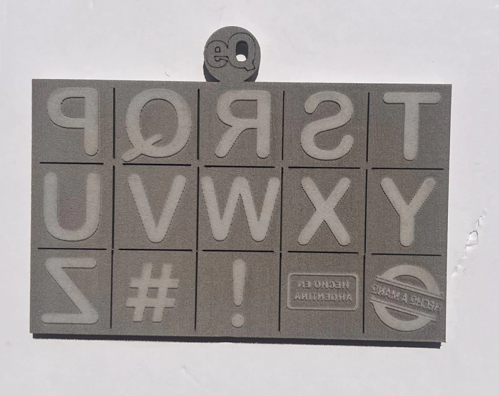 SELLO BAJO RELIEVE X UNIDAD Nº: 2512