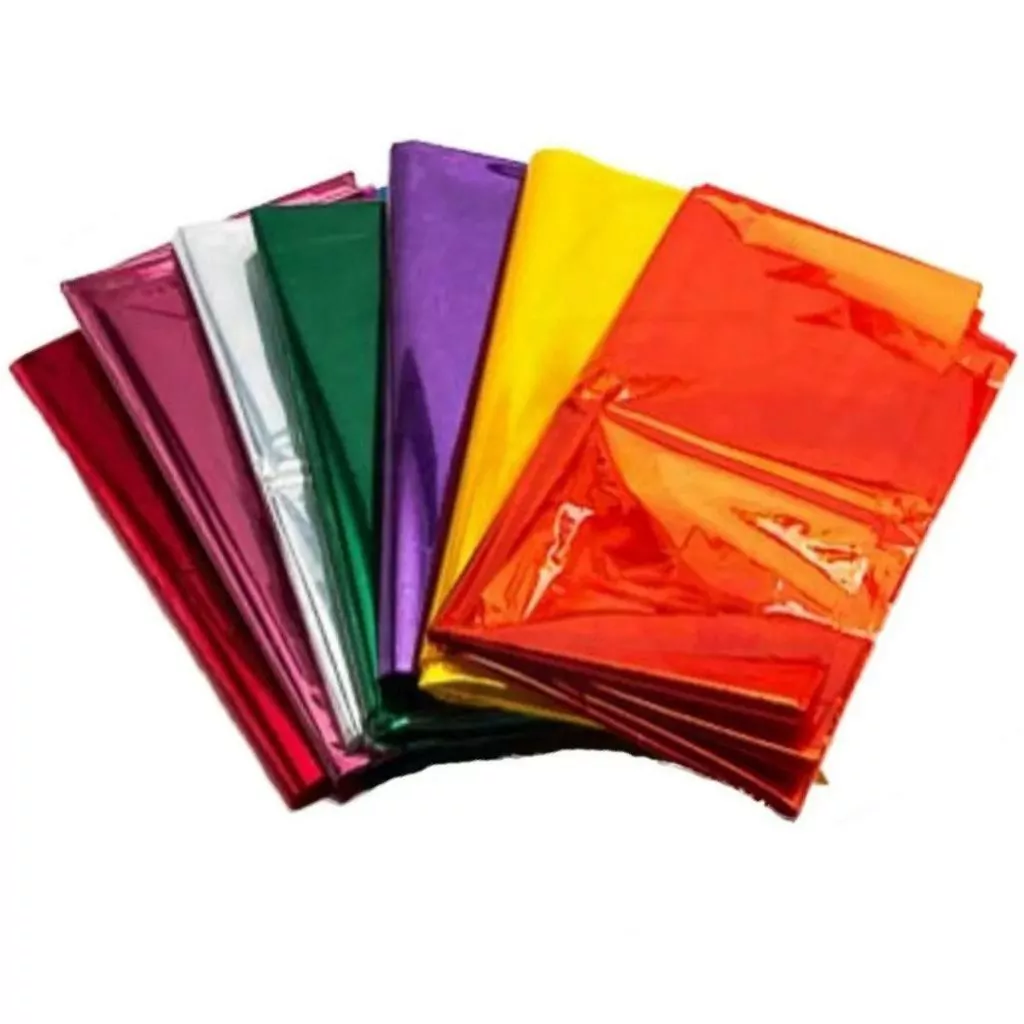 PAPEL CELOFAN DE COLOR 50X70CM VERDE