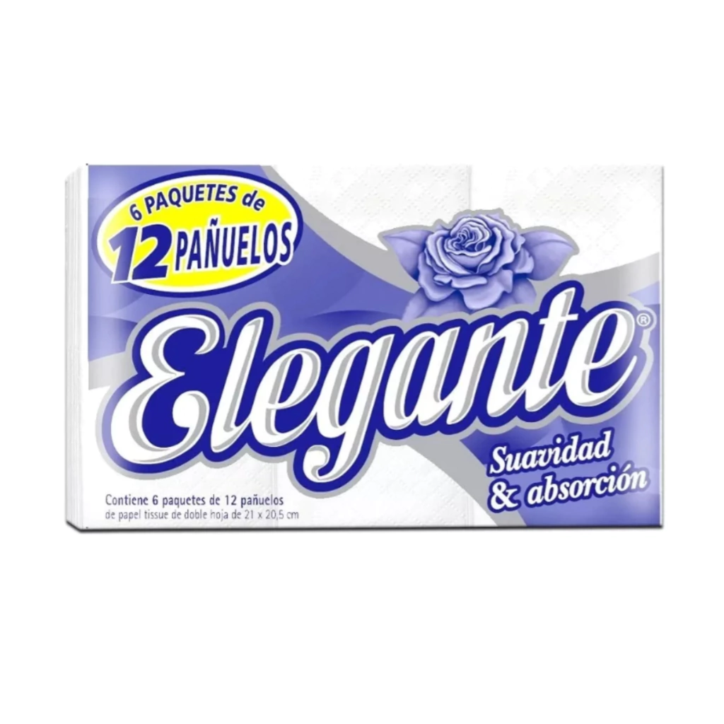 PAÑUELO POCKET ELEGANTE X 6UNID