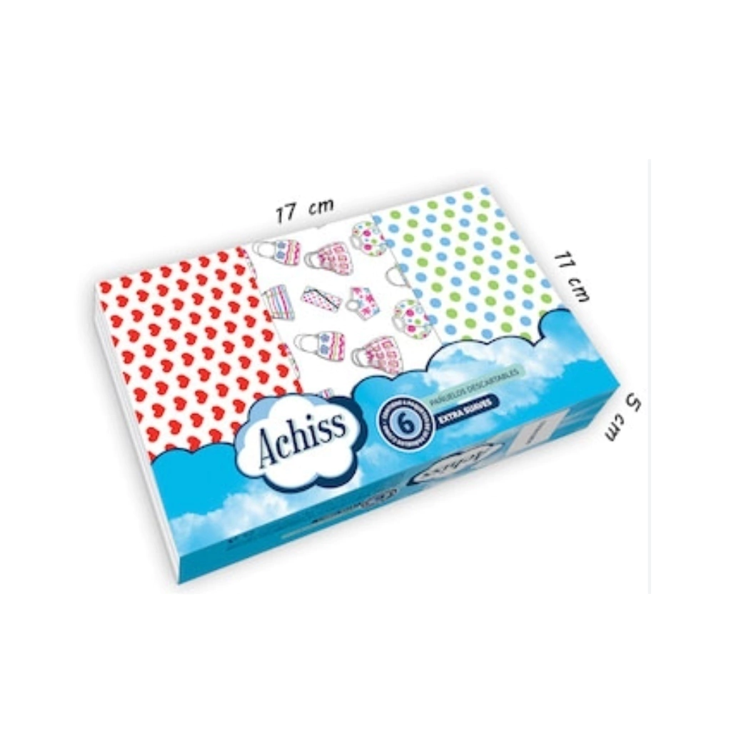 PAÑUELO ACHISS POCKET 6 PAQ X 10U