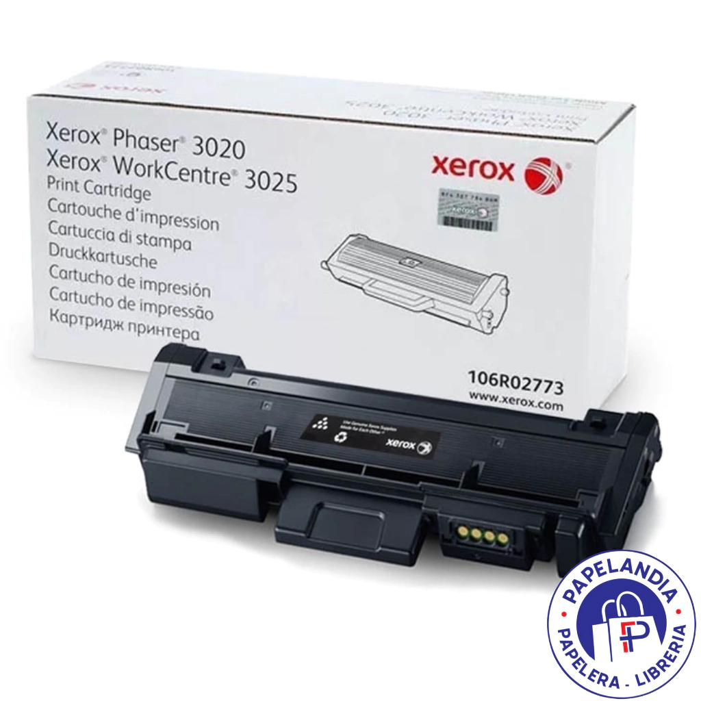 TONER XEROX 106R02773 NEGRO STANDARD PHASER 3020 3025