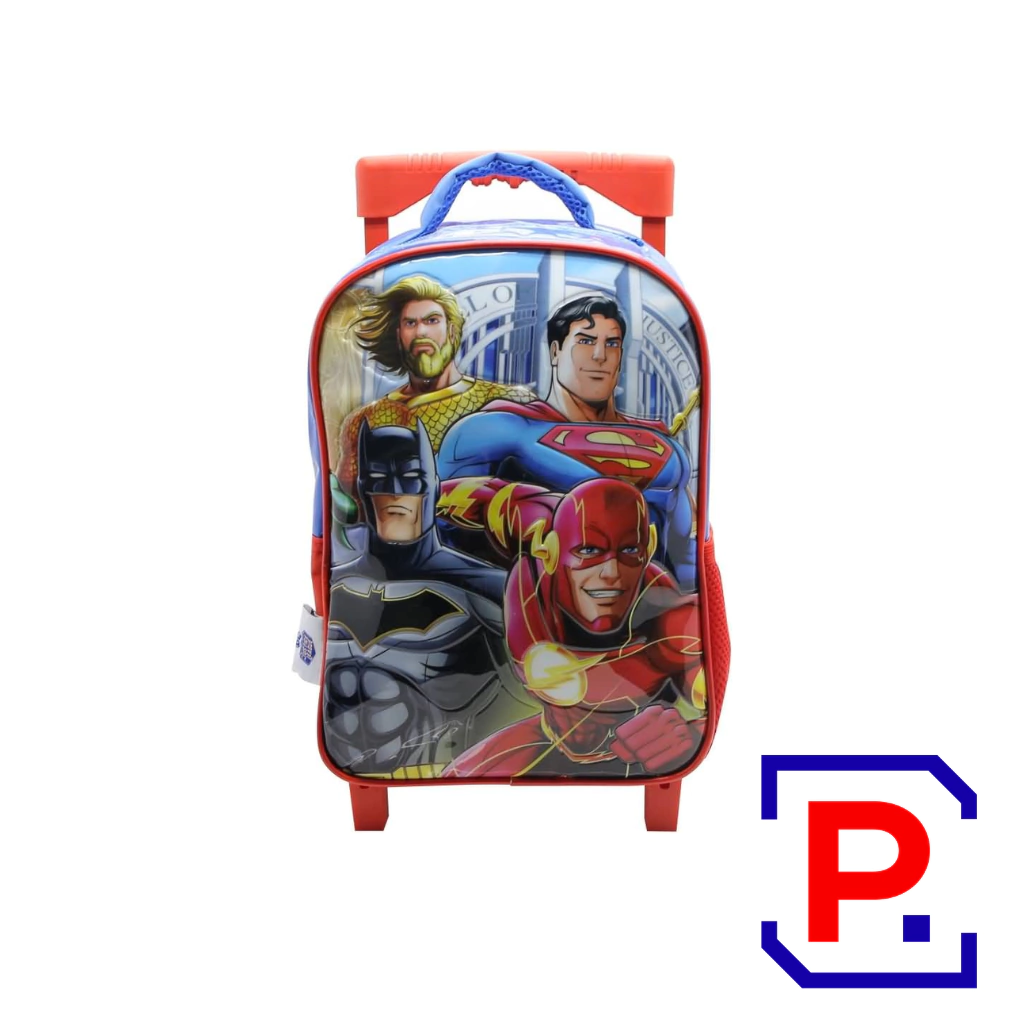 MOCHILA LIGA DE LA JUSTICIA 12" CARRO LJ327