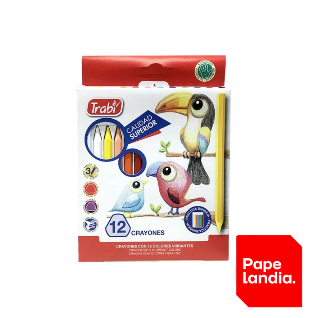 CRAYONES TRIANGULAR TRABI X 12