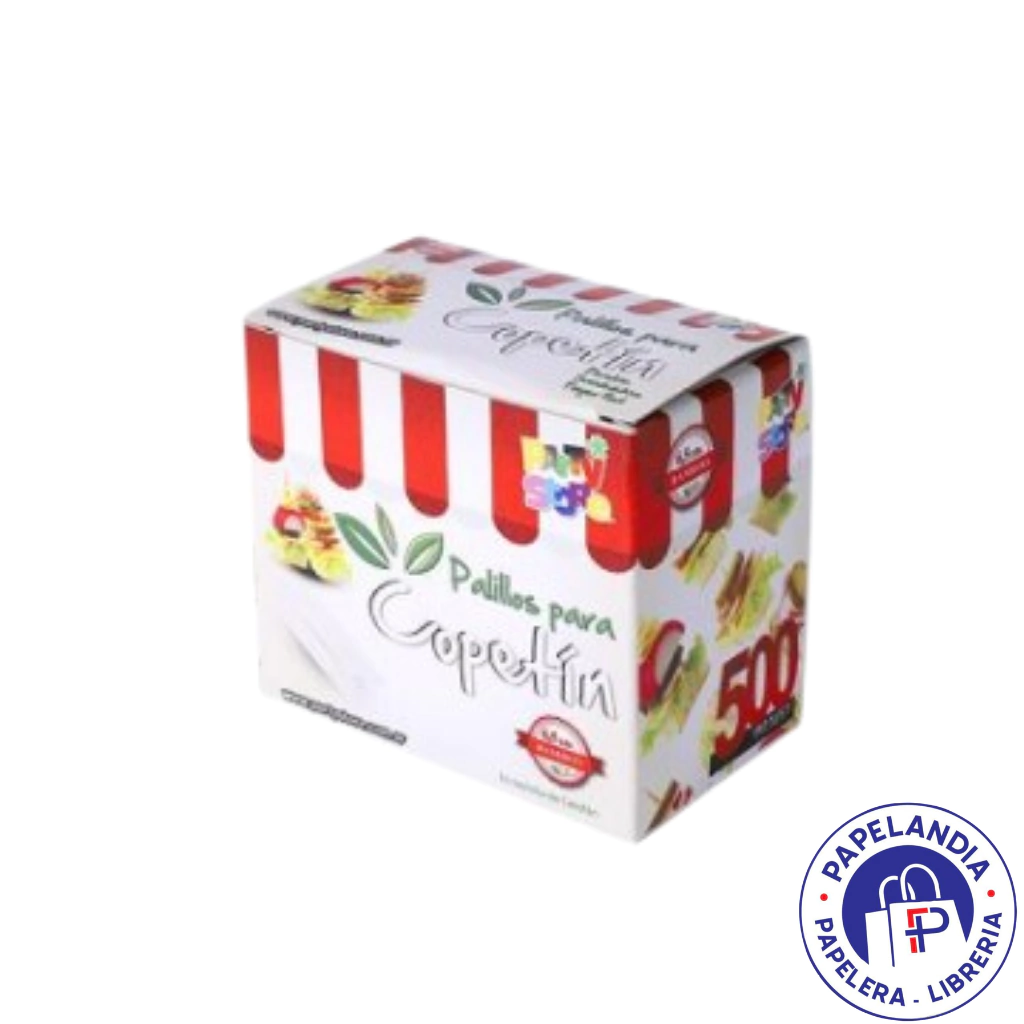 DISPLAY PALILLOS EN BOLSITAS DE *CELOFAN* X 500 UN. 01342 ES500C