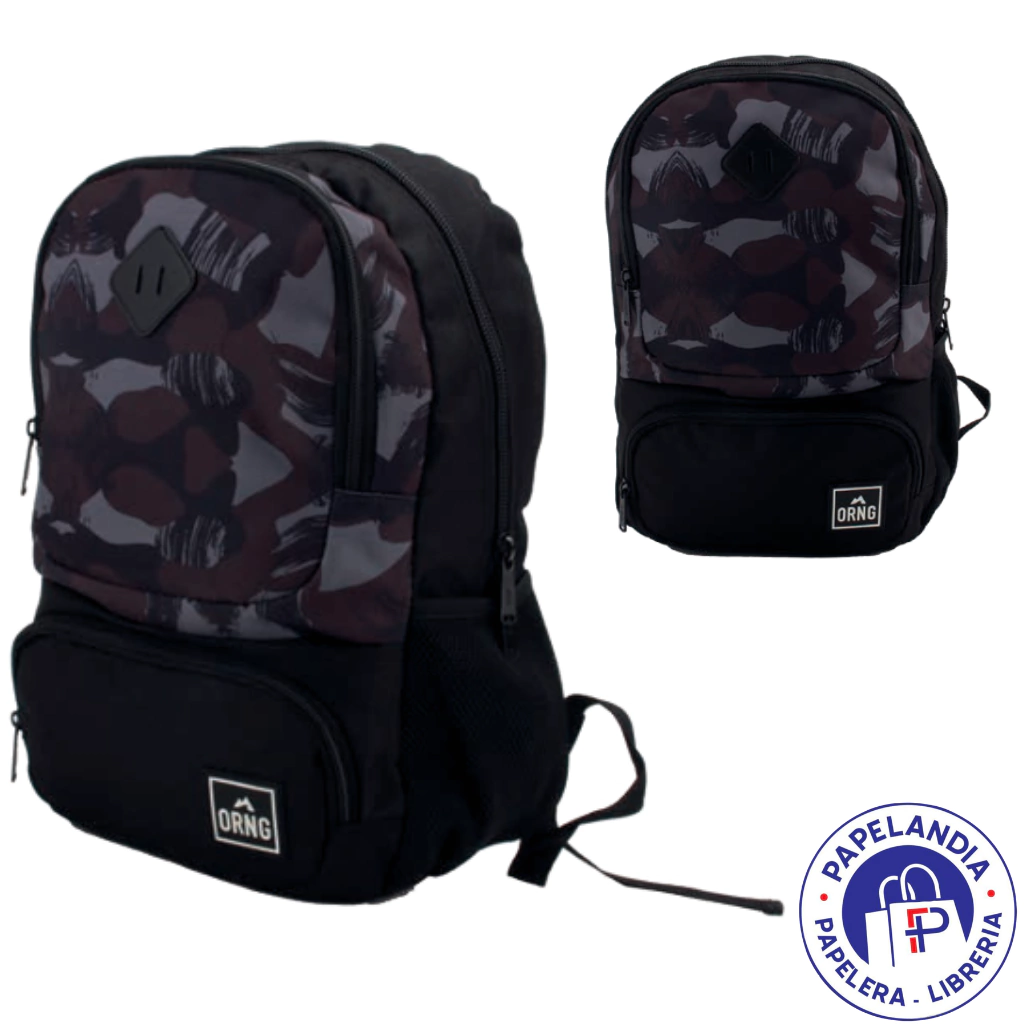 MOCHILA GREENWICH NEGRA 44X16X32 CM (23 LITROS)