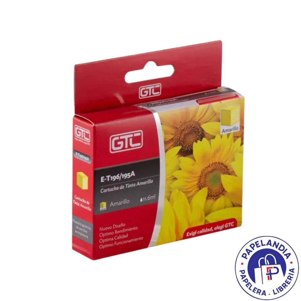 CARTUCHO ALTERNATIVO P / EPSON XP101/201/204/211/214/401;WF-2532 E-T196/195A AMARILLO