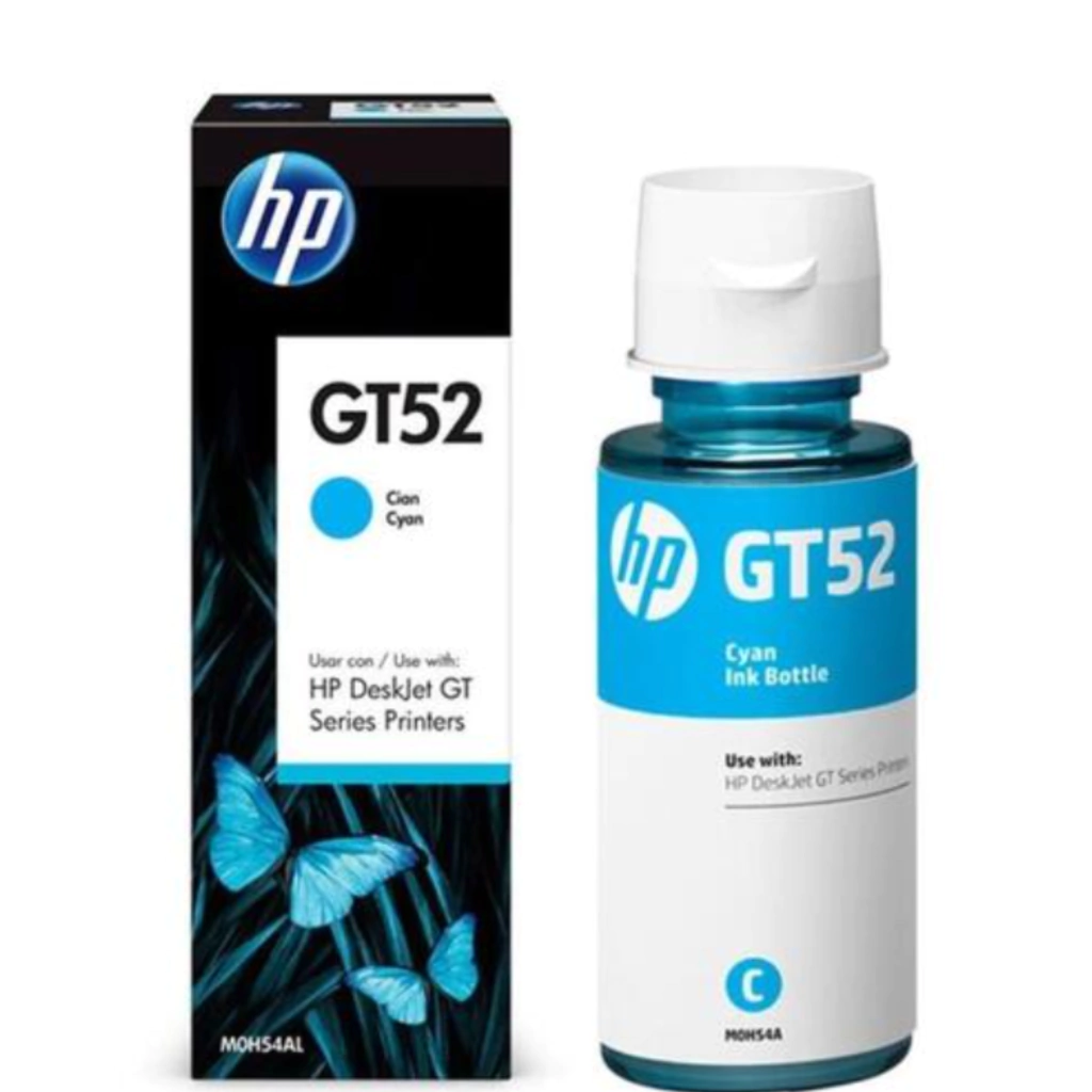 BOTELLA TINTA HP GT 52 CYAN ORIGINAL