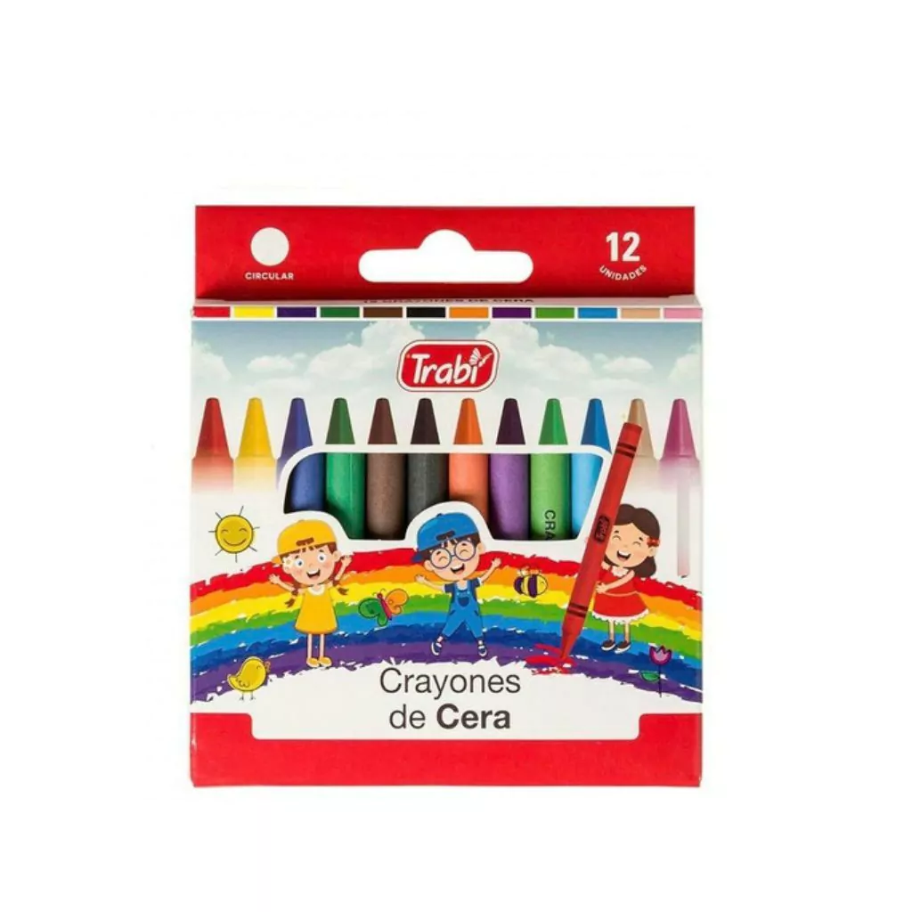 CRAYONES TRABI X 12 SURTIDO
