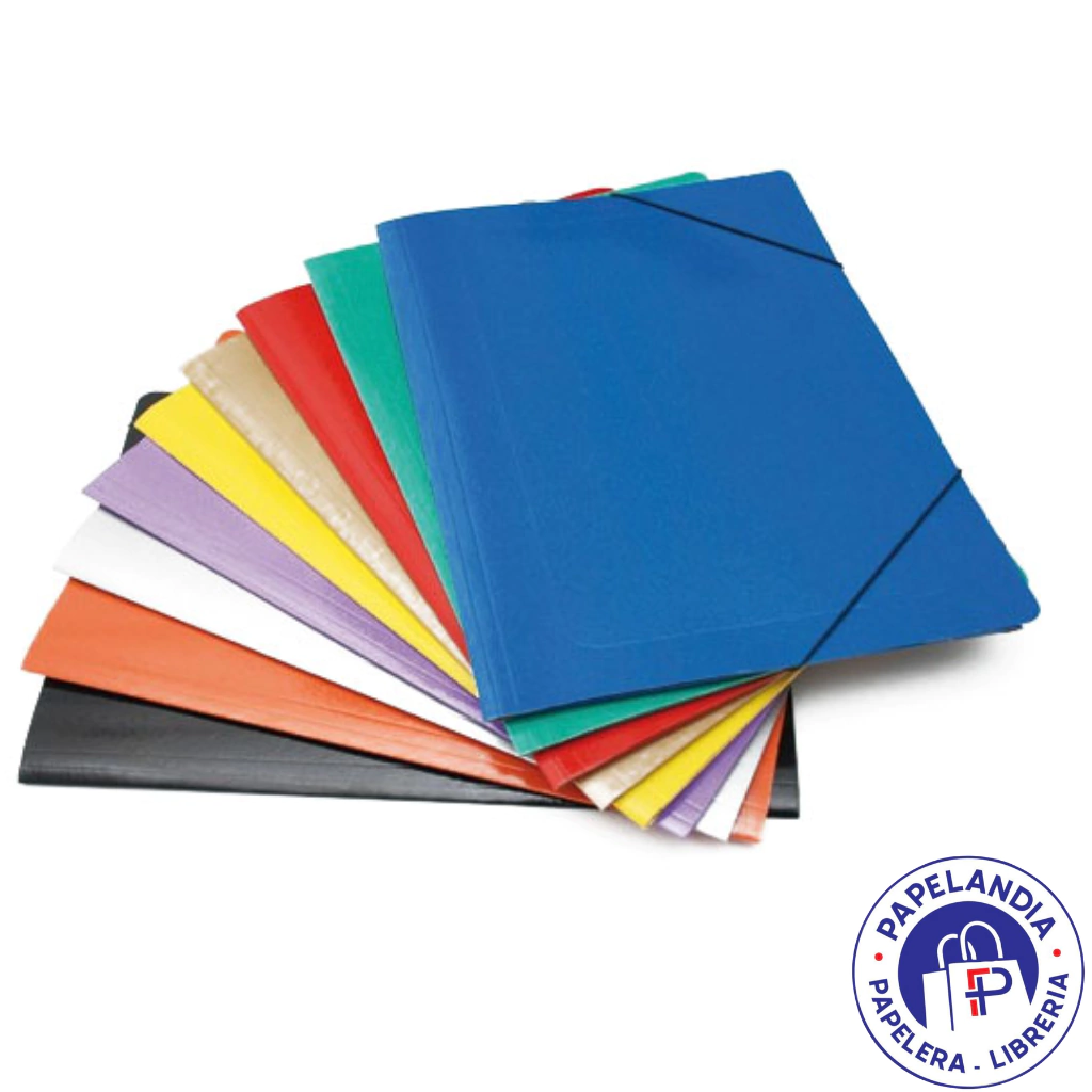 CARPETA 3 SOLAPA OFICIO ELASTICO COLOR