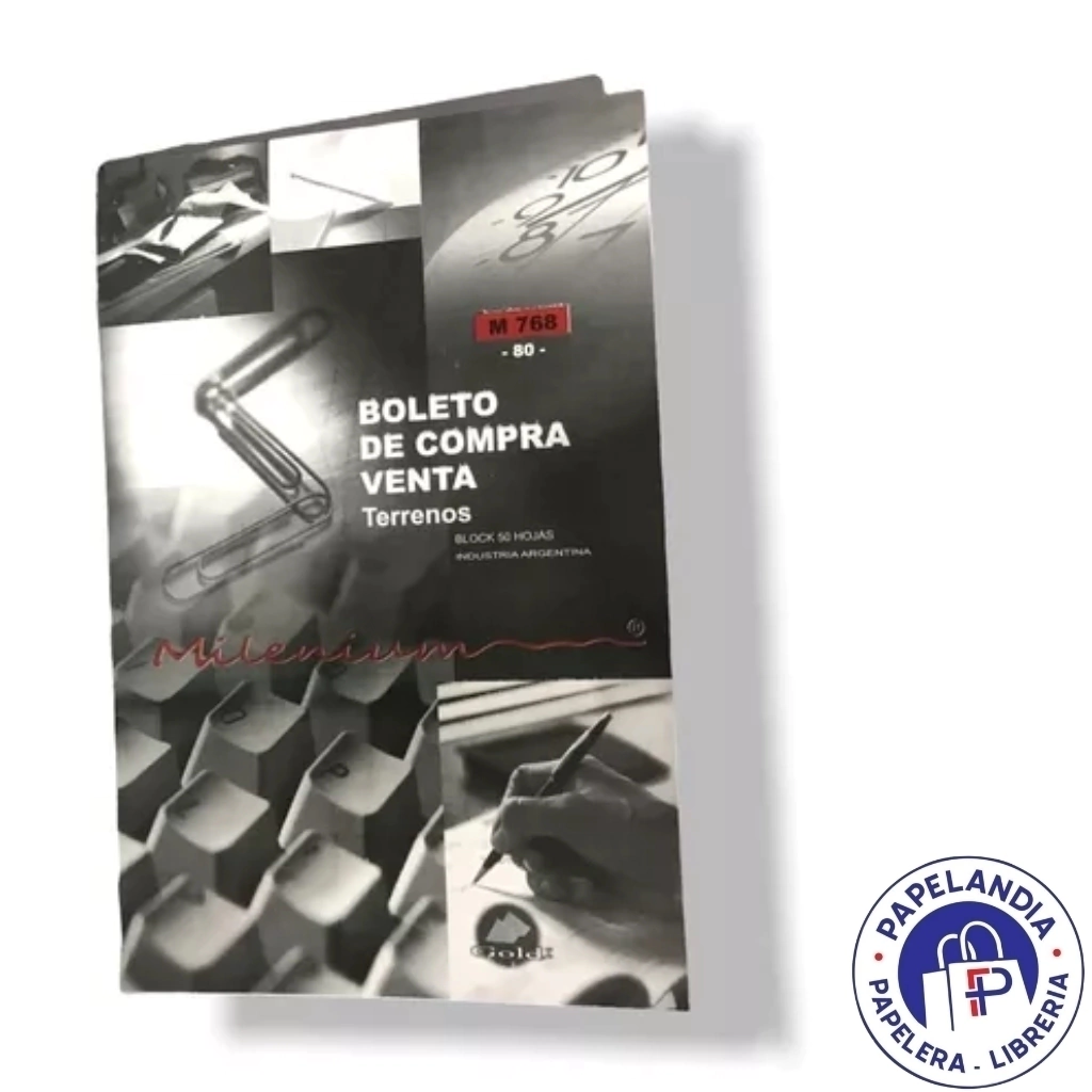 FORMULARIO M 768 (50) COMPRA VENTA TERRENOS MILENIUM