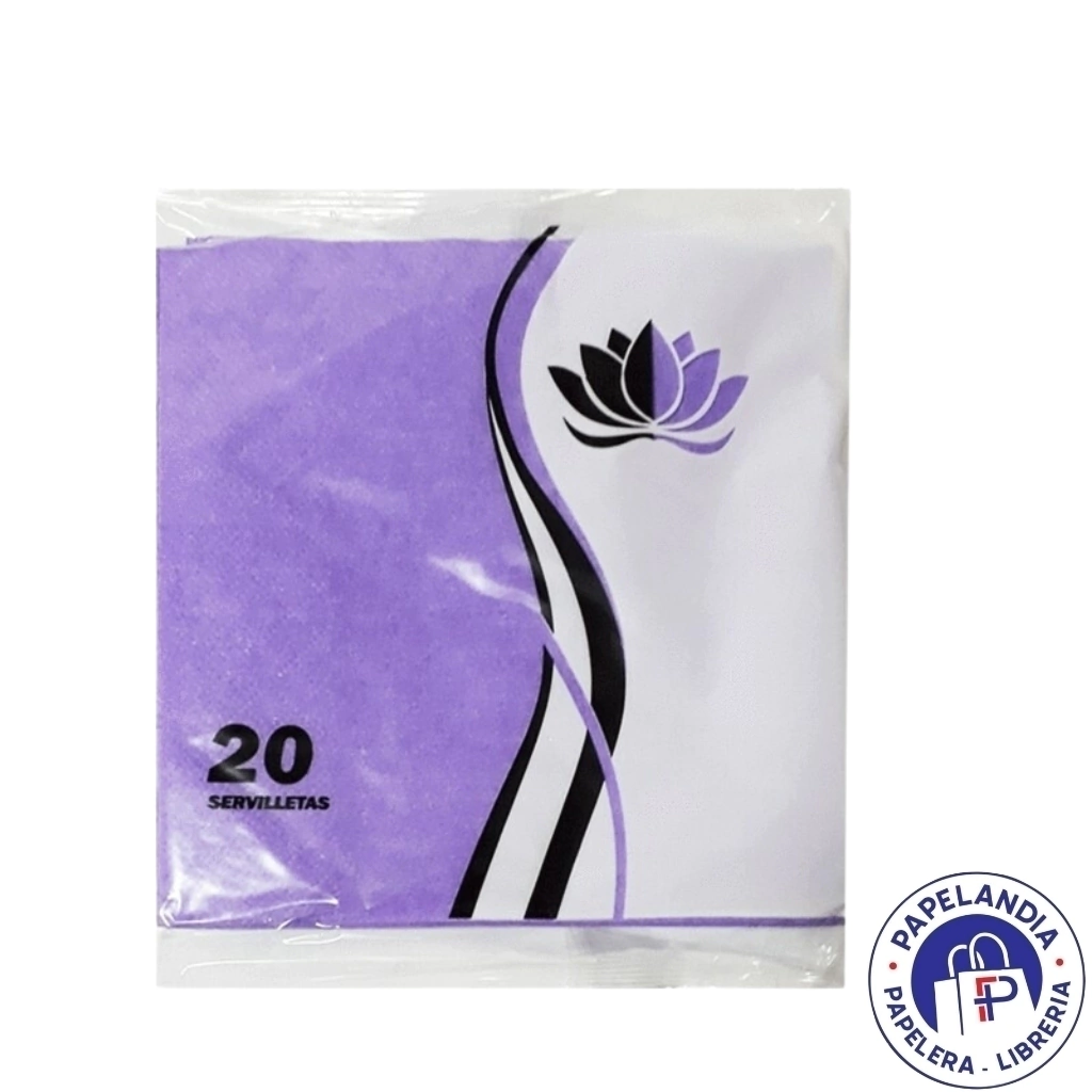 SERVILLETA TISSUE VIOLETA NAPTRES X 20U