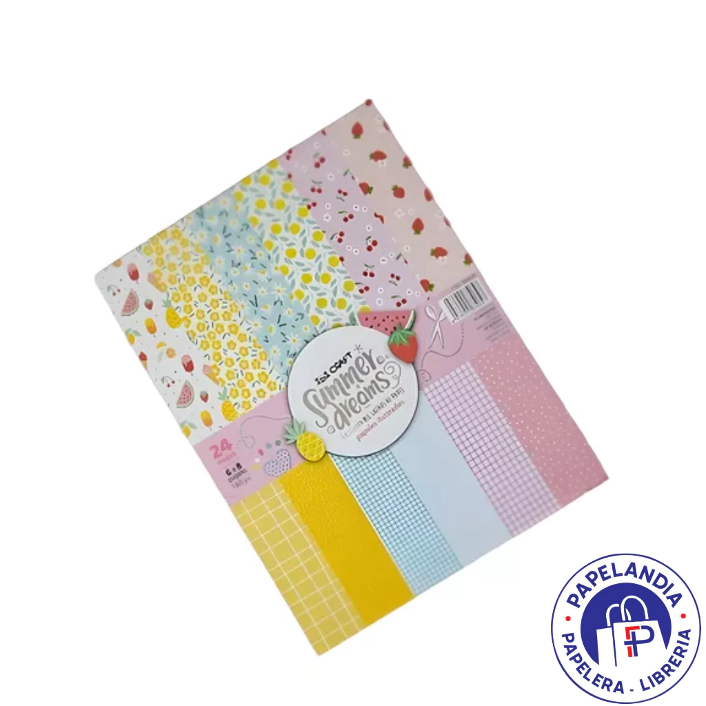 IBICRAFT PAPEL P/SCRAP 15*20CM 180GRS 24HJS SUMMER 600838