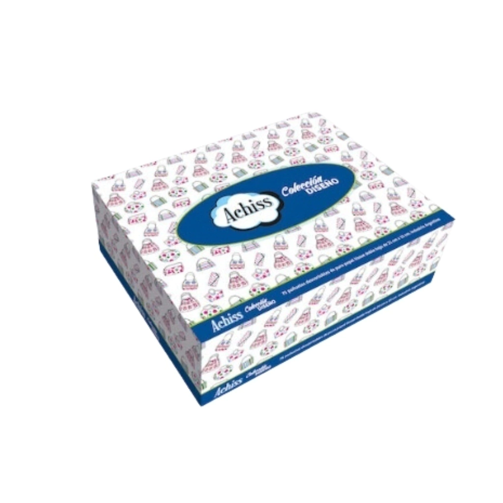 PAÑUELITOS ACHISS CAJITA CARTON X 75