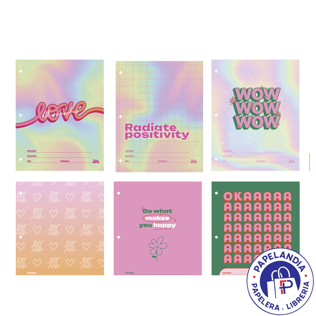 SEPARADOR FUN WORLD ESCOLAR S/LENGUETA HOLOGRAPHIC 201145