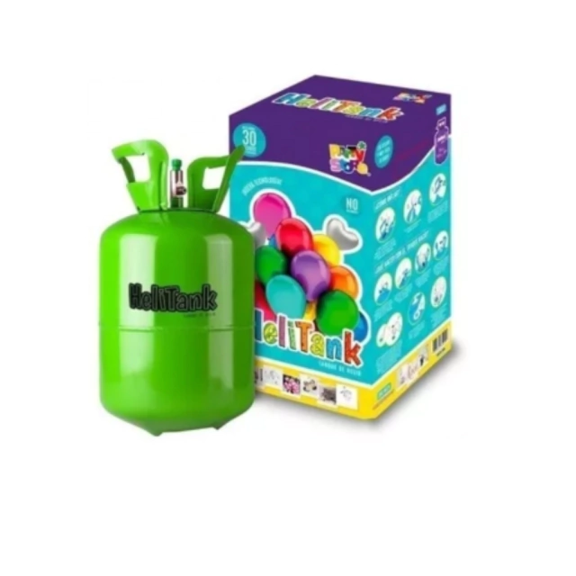 HELITANK 30 MEDIANO - GARRAFA TANQUE DE HELIO (INFLA APROX. 30 GLOBOS DE 9") HECH