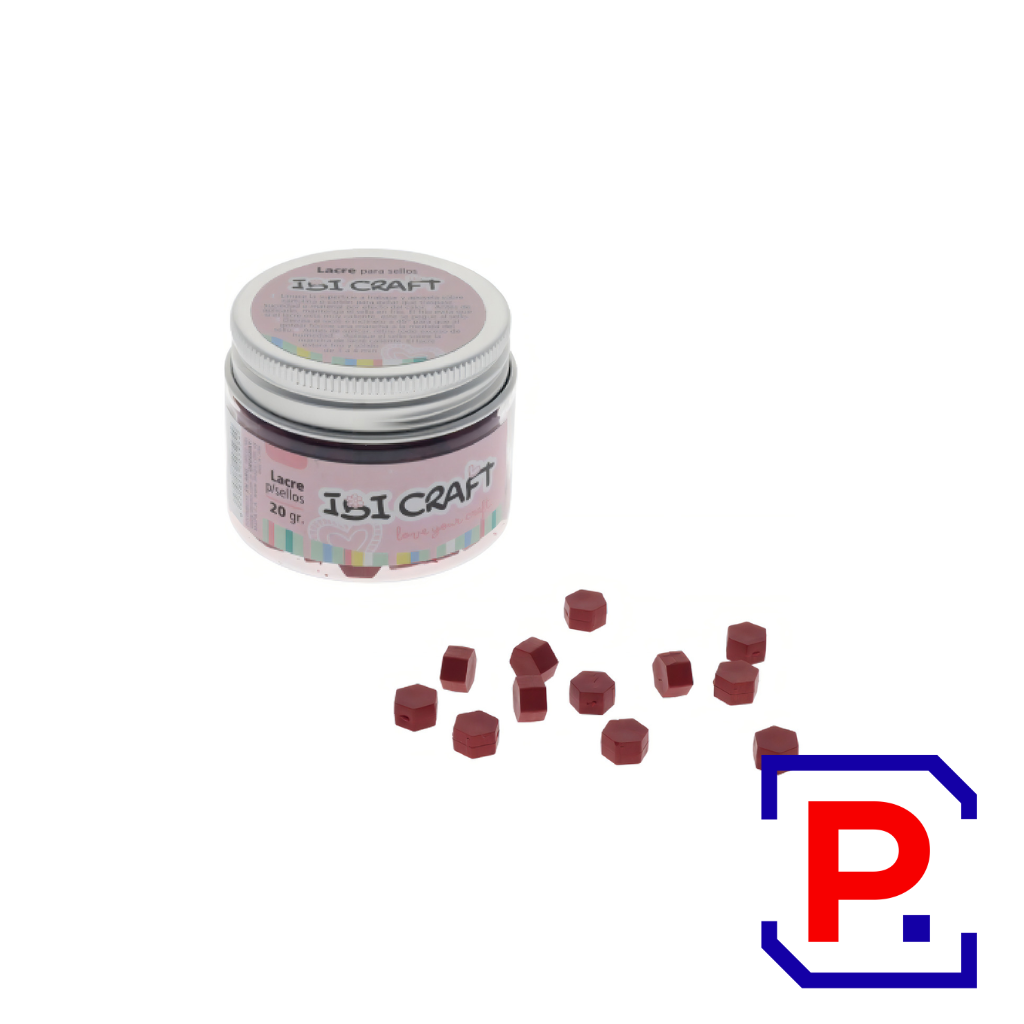 LACRE EN PERLAS (20 GRAMOS) BORDO 659102
