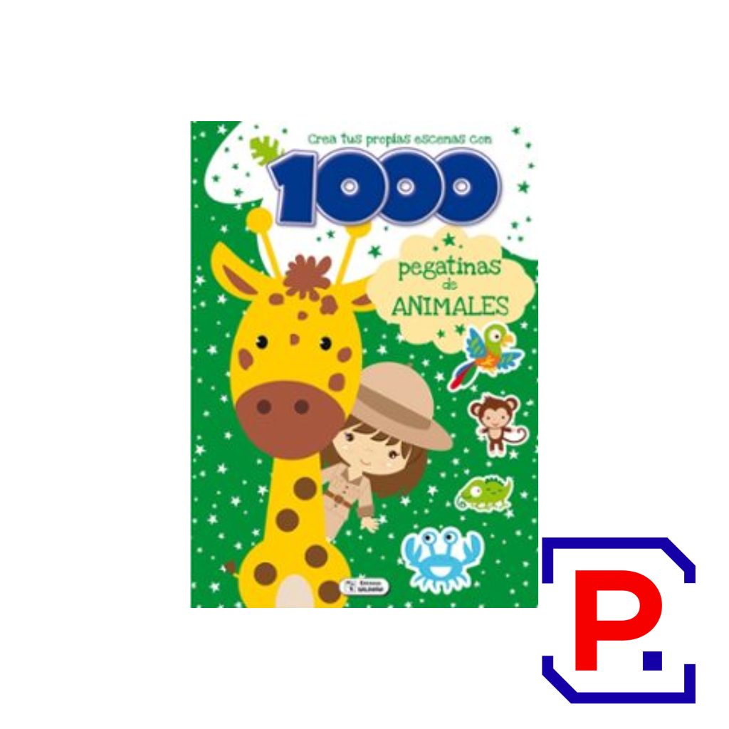 1000 PEGATINAS DE ANIMALES SA-0048