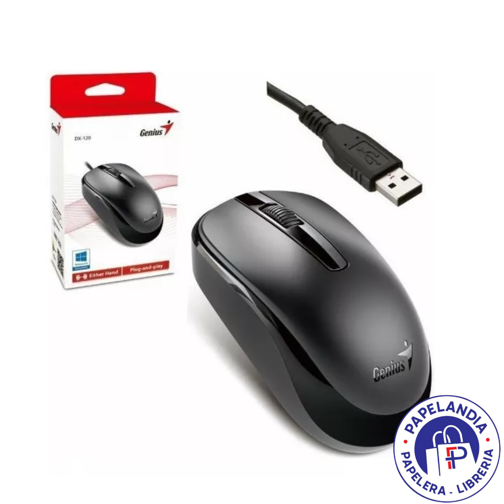 MOUSE GENIUS DX-120 USB BLACK