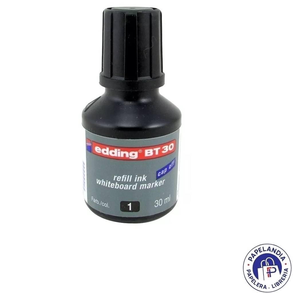 TINTA DE RECARGA PARA MARCADORES DE PIZARRA X 30 ML BT30 NEGRO