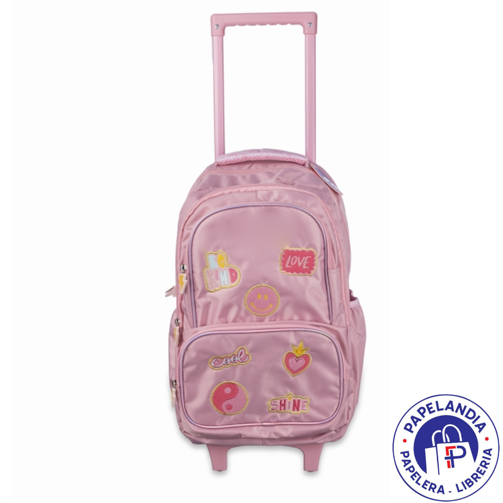 MOCHILA CARRO TALBOT SCHOOL GANG PARCHES 45CM 6760