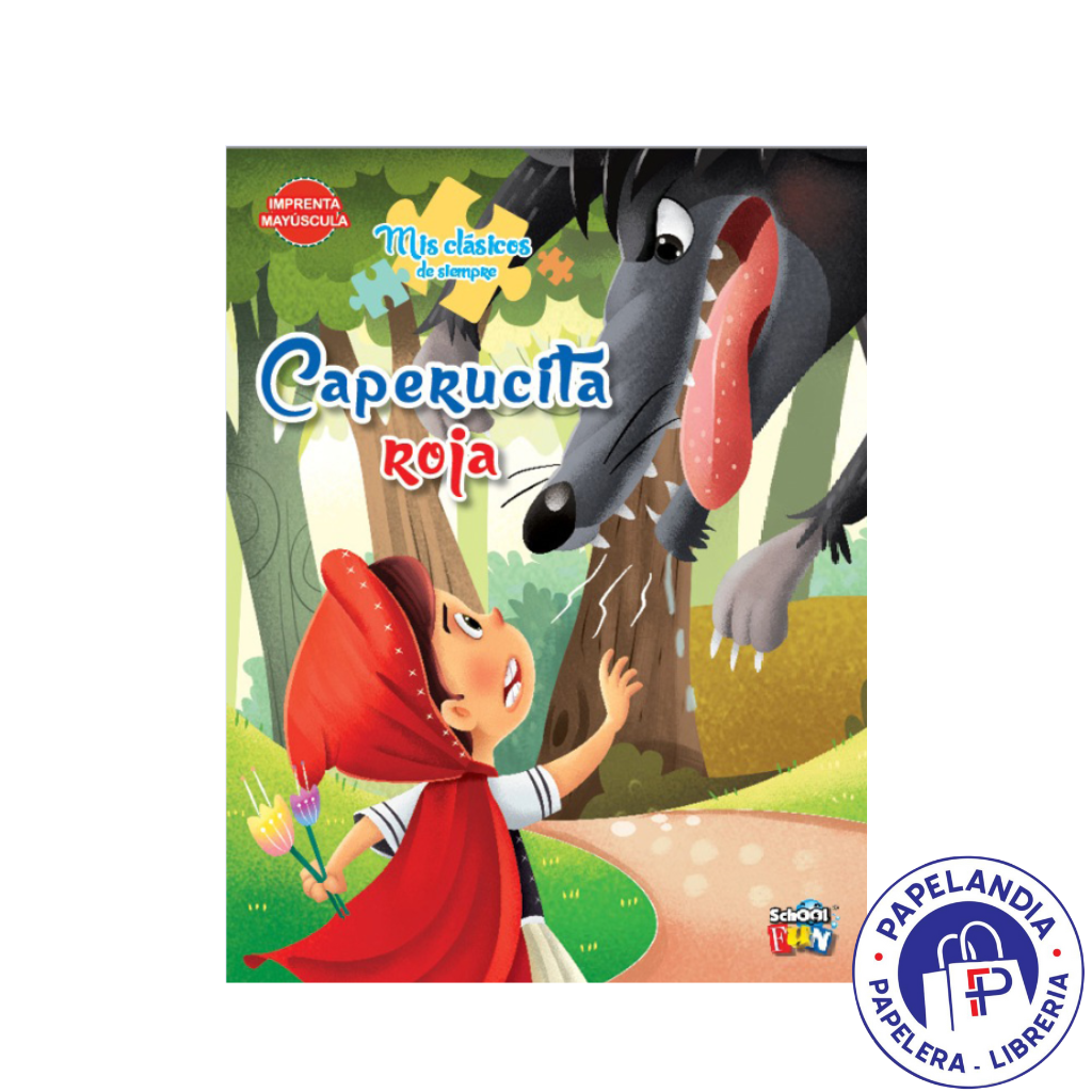 MIS CLASICOS DE SIEMPRE (LIBRO+ 3 ROMPECABEZAS 9 PIEZAS). CAPERUCITA ROJA