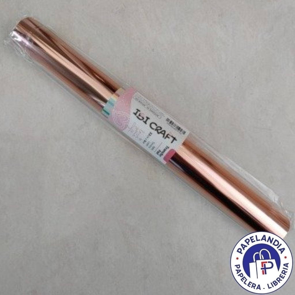 FOIL REACTIVO TONER 0.32 * 5 MTS ORO ROSA 700404