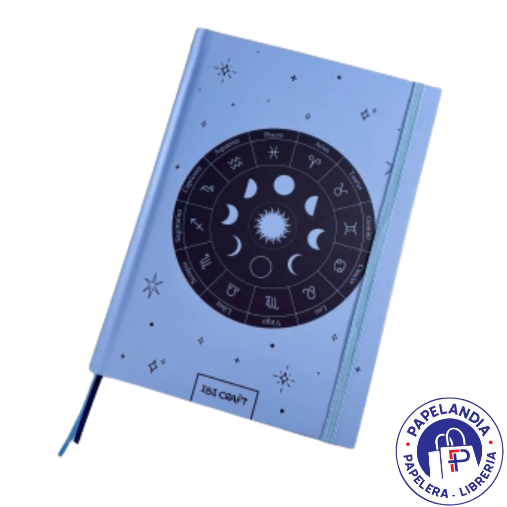CUADERNO TAPA DURA 96HJS + STICKERS (ASTROLOGY) 115305