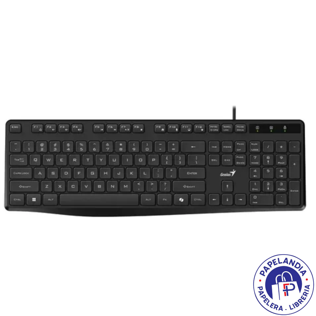 TECLADO GENIUS KB-117S USB BLACK