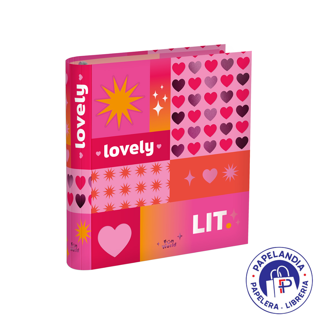 CARPETA 3X40 FUN WORLD COLORBLOCK (LOVELY) 201080