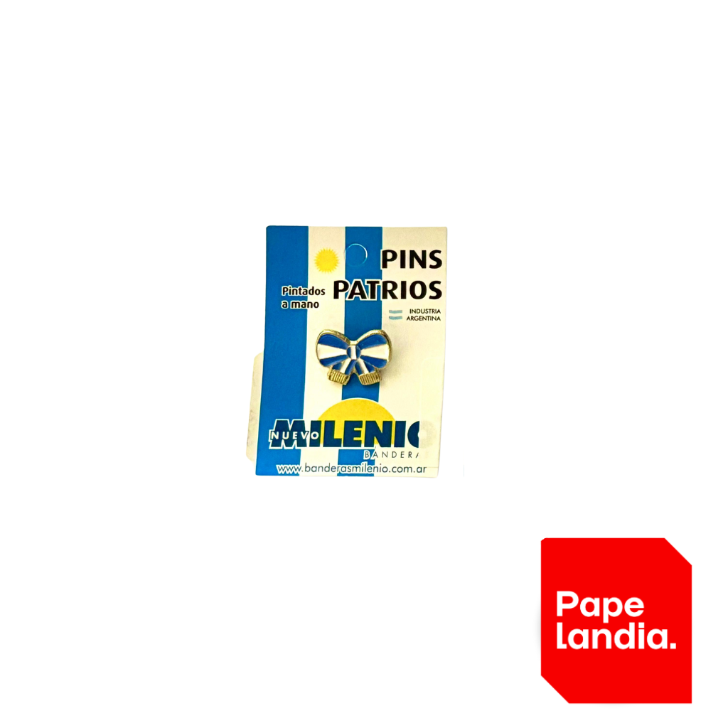 PIN ARGENTINA METALICO NRO 3 MOÑO