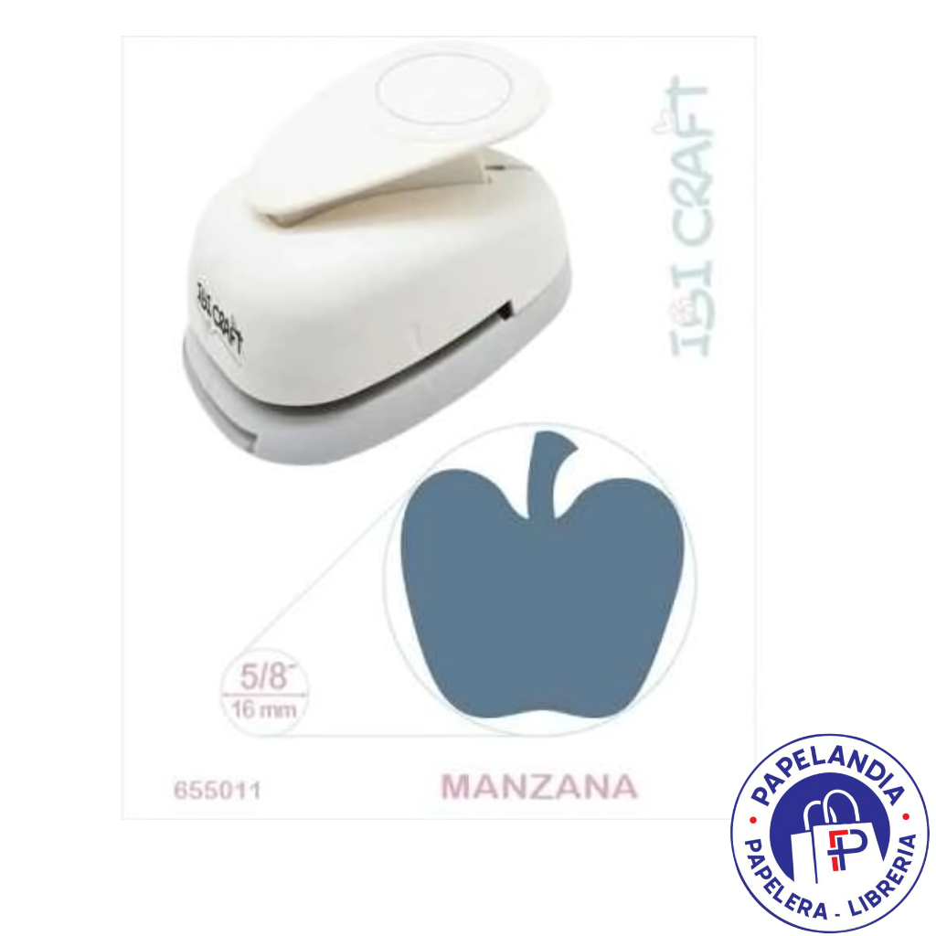 PERFORADORA ARTISTICA 17MM 3/4" MANZANA 655011
