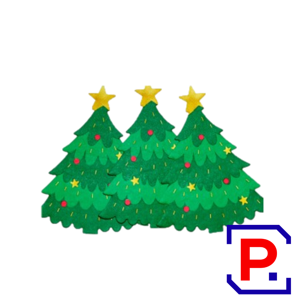 SERVILLETA DE PAPEL FORMA *PINO NAVIDAD* X12 UNIDADES DSE114