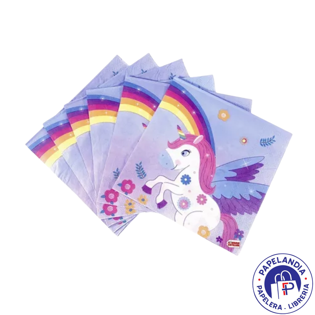 SERVILLETA DE PAPEL *UNICORNIO SWEET* X 20 UN DSE014