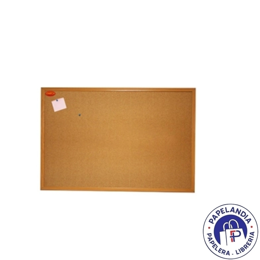 PIZARRA CORCHO MARCO MADERA 90X120CM 685054