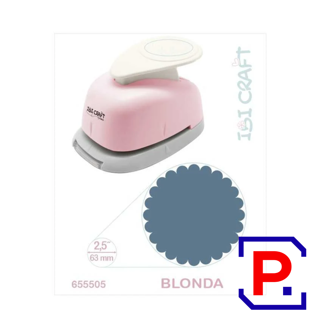 PERFORADORA ARTISTICA 63MM 2.5" BLONDA 655505