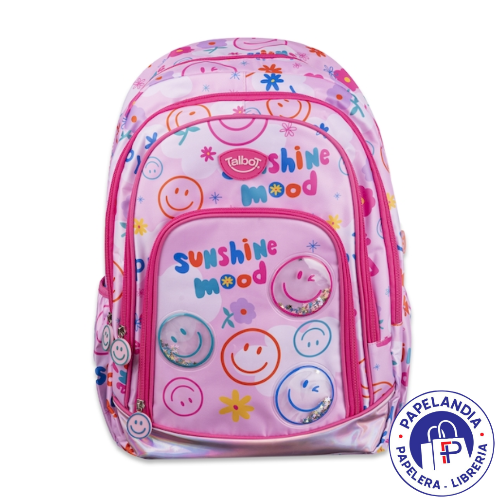 MOCHILA ESPALDA TALBOT SCHOOL GANG ESTADO DE ANIMO 45CM COD: 6746