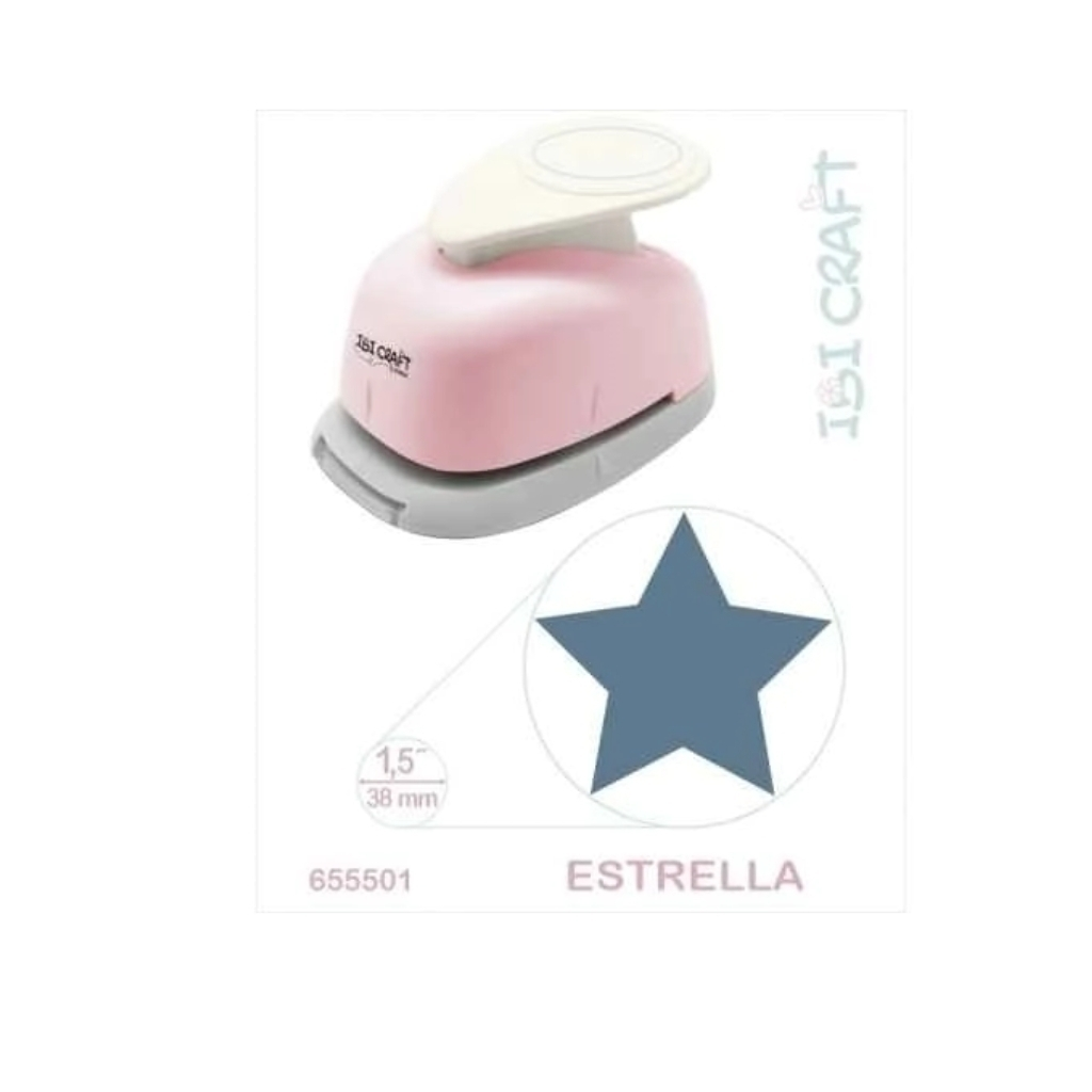 PERFORADORA ARTISTICA 38MM 1.5" ESTRELLA 655501