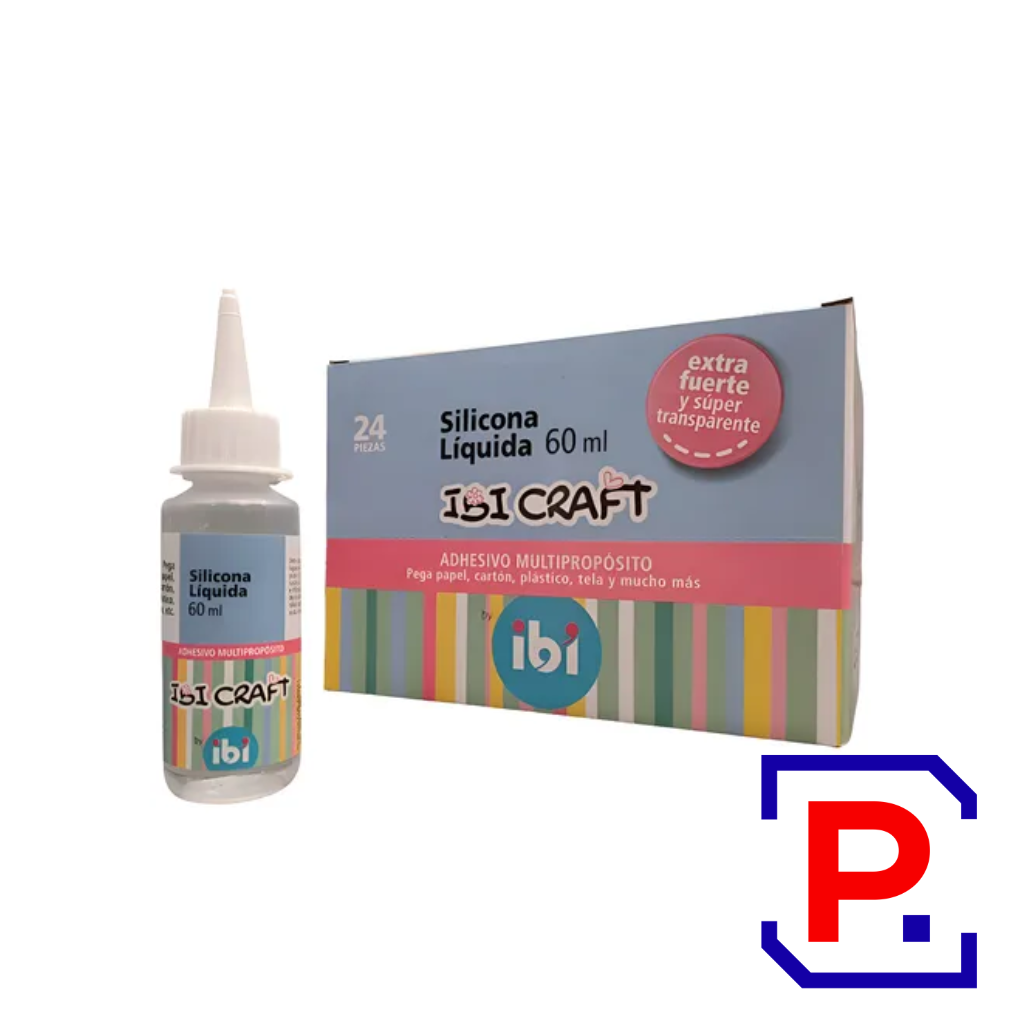 SILICONA LIQUIDA IBI X 60ML 040051 CAJA X 24 U